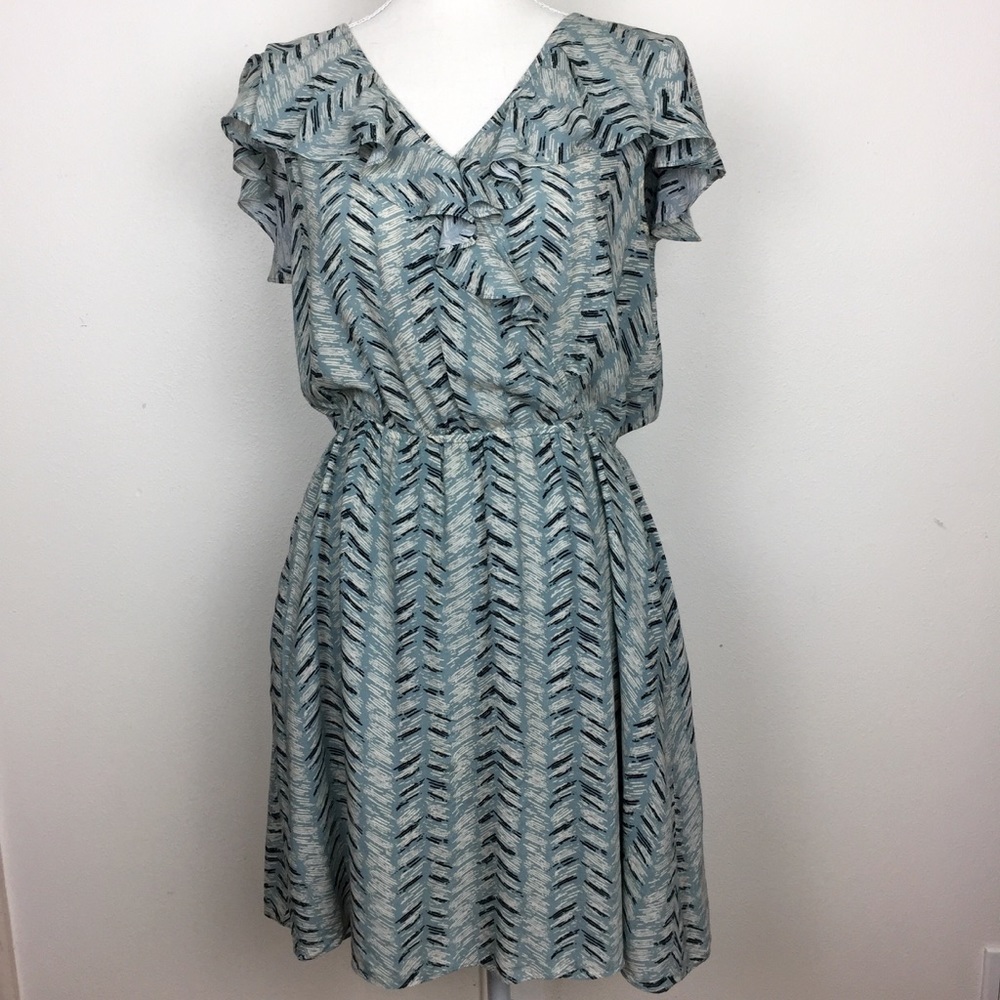 BCBGeneration ruffles summer dress back cutout M